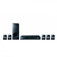 Samsung HT-D350 - Sistema de Home Cinema 5.1 con DVD (USB, HDMI, resolución de 1080p, 330 W), color negro perla